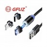 Câble Magnétique 3en1 Compatible avec Micro USB V8 - Type C - iPhone GFUZ