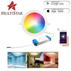 Plafonniere Lampe LED RGB - SMART WIFI - Android & ios APP - 15W - spot