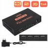 Splitter HDMI - 4 Ports - FULL HD - 4Kx2K - 4en1