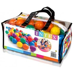 Sac 100 Balles INTEX Multicolore diamètre 8 Cm