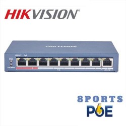 Switcheur Réseau Informatique - 9 ports ( 8 PORTS POE + 1 PORT RJ45 )