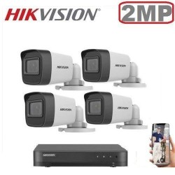 Pack 4 Caméra Surveillance HD - 2MP + XVR 4