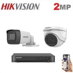 Pack 2 Caméra Surveillance HD - 2MP + XVR 4