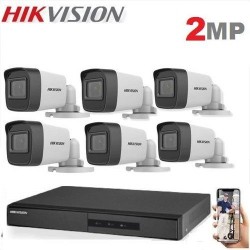 Pack 6 Caméra Surveillance HD - 2MP + XVR 8