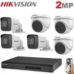 Pack 6 Caméra Surveillance HD - 2MP + XVR 8