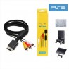 Câble Audio Video - AV RCA - PS2 - Longeur 1.8M