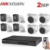 Pack 8 Caméra Surveillance HD - 2MP + XVR 8