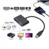 Adaptateur USB 3.0 vers VGA + HDMI - 1080P