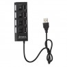 Hub USB 4 Ports USB 2.0 avec Interrupteur