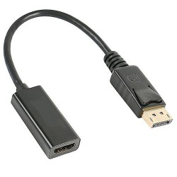 Adaptateur Display Port vers HDMI - Noir