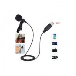 Microphone cravate filaire - Type C - pour GSM