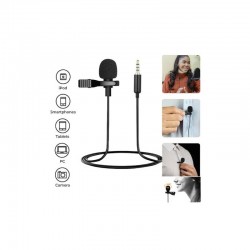 Microphone cravate filaire - jack 3.5 - pour GSM