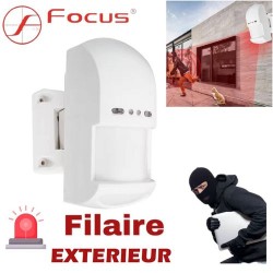 Détecteur de mouvement - radar filiaire - Exterieur - anti-pet - avec support