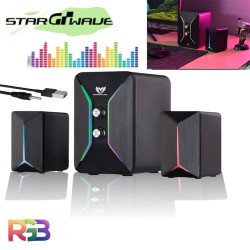 Speaker - Haut Parleur - USB + Jack 3.5 - RGB