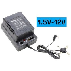 Chargeur universel - transformateur Multifonctionnelle - DC 1.5V - 12V marque solma