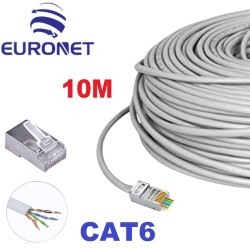 Câble réseau informatique - CAT6 - 10 mètres