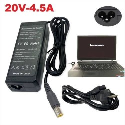 Chargeur adaptable pour Pc portable Lenovo  - 20V 4.5A