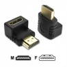 Adaptateur HDMI Male Vers HDMI Femelle - 90°