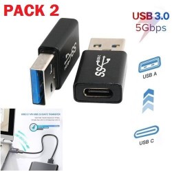 Pack Adaptateur Type C femelle Vers USB 3.0