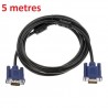Câble VGA - Mâle Mâle - 5 Mètres