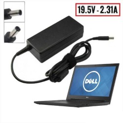 Chargeur adaptable pour Pc portable DELL - 19.5V 2.31A