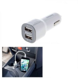 Chargeur Voiture - Allume Cigare - 2 Ports USB - 2.1A