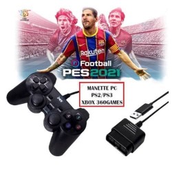 Manette 4en1 Compatible - xbox - ps2 - ps3 - pc