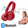 Casque bluetooth sans fil  - Micro SD - Pliable