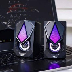 Speaker - Haut Parleur - USB + Jack 3.5 - Gamer - RGB