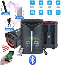 Speaker - Grand Subwoofer bluetooth avec microphone sans fil