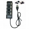 Hub USB - 4 Ports Avec Commutateur On-Off