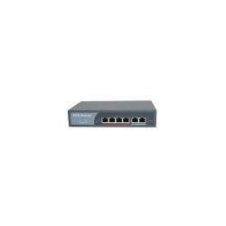 Switcheur Réseau Informatique - 6 ports (4 POE + 2 RJ45 LINK)