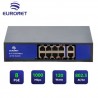 switcheur réseau informatique  - 8 Ports PoE + 2 Ports rj45 link