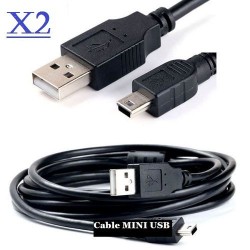 Pack 2 Câble Mini USB V3