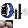 Kit SmartWatch + écouteurs bluetooth - 2en1 avec Double Bracelets