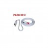 Pack 2 Câble Plat USB Vers Micro USB V8