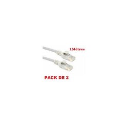 Pack Câbles réseau informatique - 1 mètres