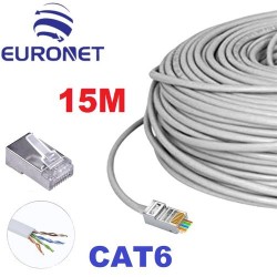 Câble réseau informatique - CAT6  15m