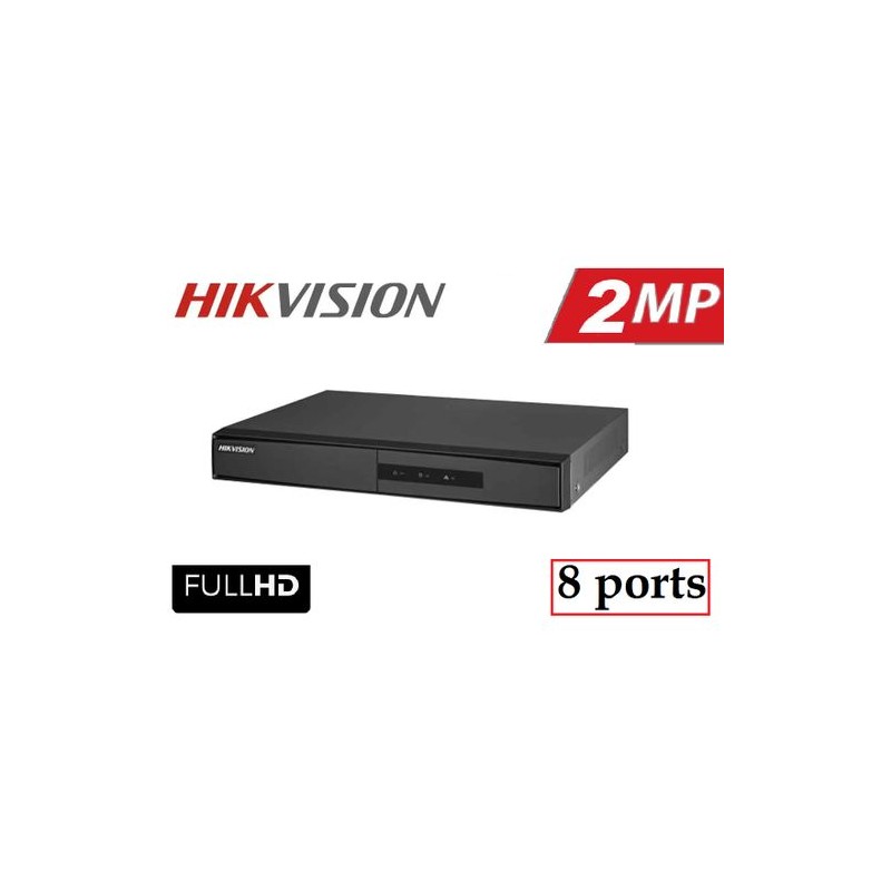 Enregistreur pour 8 Camera Surveillance HD - XVR 8 ports - Full HD