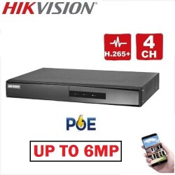 Enregistreur pour 4 Caméra Surveillance IP - NVR 4 Ports - UP TO 6MP