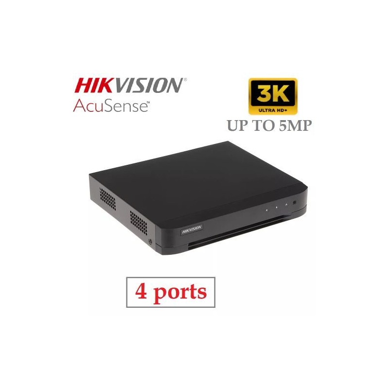 Enregistreur pour 4 Caméra Surveillance HD - XVR 4 Ports - 3K UP TO 5MP