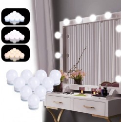 Pack 10 Lampes LED pour Miroir de Maquillage