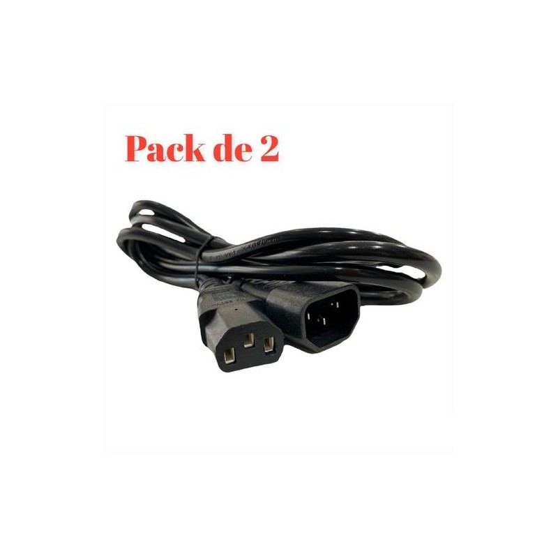 Pack de 2 Câble Alimentation Onduleur