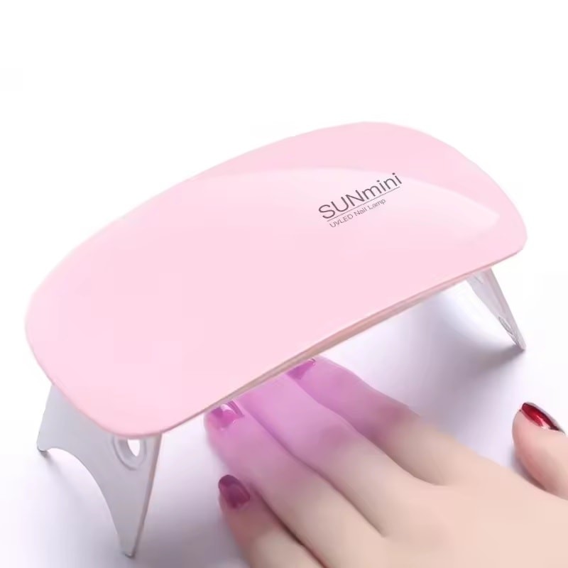 Mini lampe à ongles UV LED, sèche-ongles USB portable 6 W, outil de manucure à LED