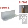 Support Ventouse Pour Accès Porte 280KG - Forme L - Pour aimant Ventouse