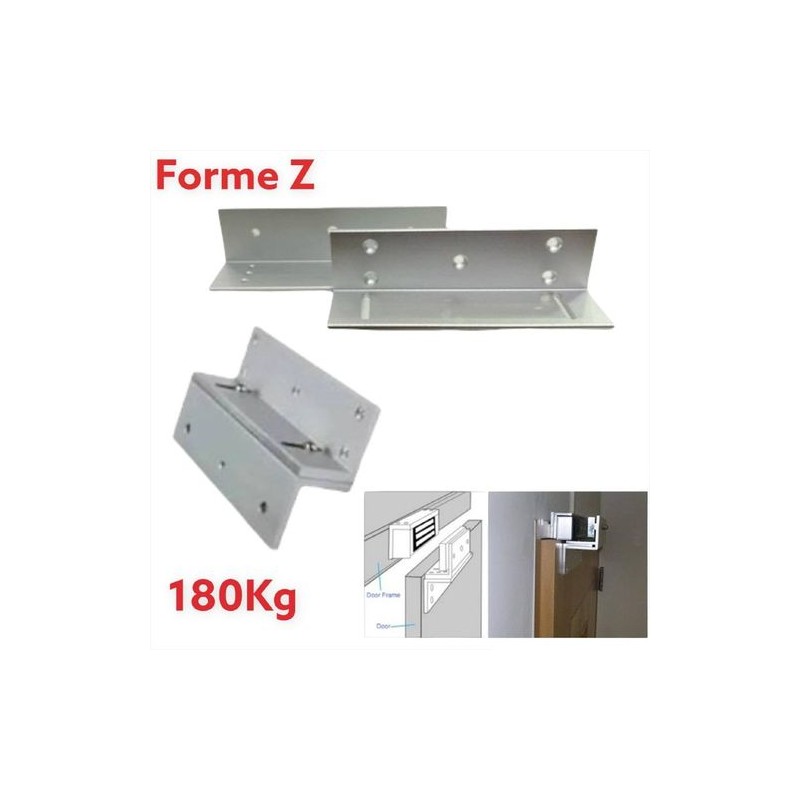 Support Ventouse Pour Acces Porte 180KG - Forme Z