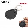 Pack DE 2 Tag RFID 125khz - Compatible Focus et acces generale