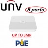 Enregistreur Pour 8 camera surveillance IP - NVR 8 Ports - UP TO 6MP