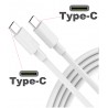 cable USB de charge - type c vers type c