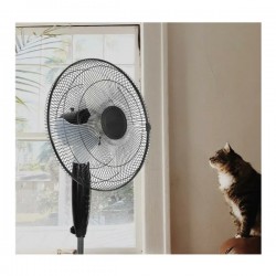 Ventilateur sur pied silencieux LUXELL 45 Watts - KTF.285 - Noir